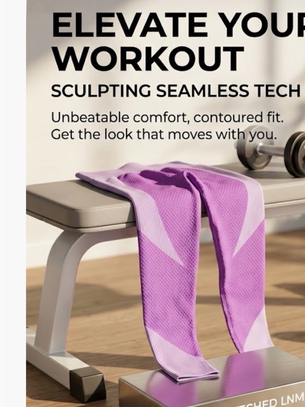 Seamless Sculpting Arm/Wristband - Purple
